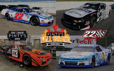 22 Racing To Run 4 Cars In The NASCAR Pinty’s Series Season Finale At Delaware Speedway This Sunday